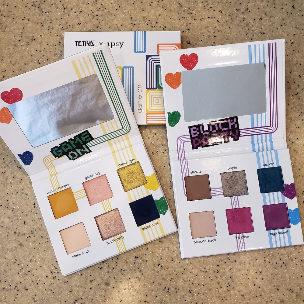 SALE Ipsy Tetris Game On and Block Party Palettes